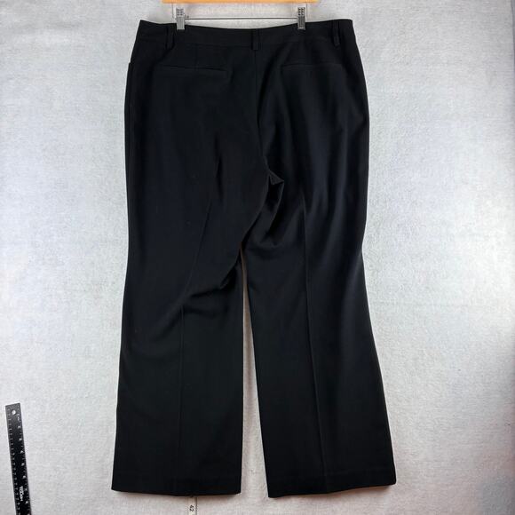 Chico's Wide Leg Dress Pants Women's 3/XL Short Black Stretch Career Office READ - Picture 9 of 11